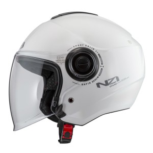 Kask Motocyklowy NZI Civic Solid Nouveau White