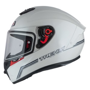 Kask Motocyklowy NZI Trendy Stream Solid Nouveau White