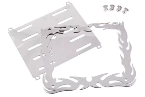 Nierdzewna podkładka pod tablicę rejestracyjną FLAME