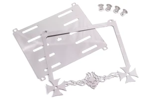 Nierdzewna podkładka ramka pod tablicę rejestracyjną Hells Bells