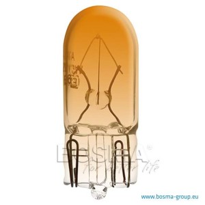Żarówka BOSMA 12V 5W T10 WY5W AMBER