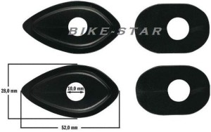 Zaślepki po seryjnych kierunkowskazach do Honda Typ 1