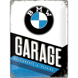 Plakat blaszany 30x40cm BMW - Garage